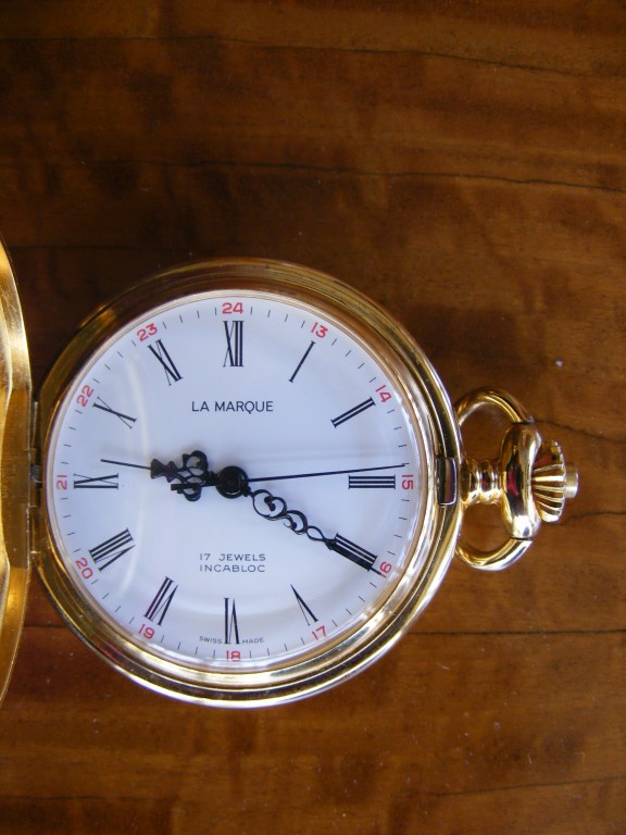 VINTAGE SWISS LA MARQUE INCABLOS 17 JEWELS POCKET WATCH RUNS eBay