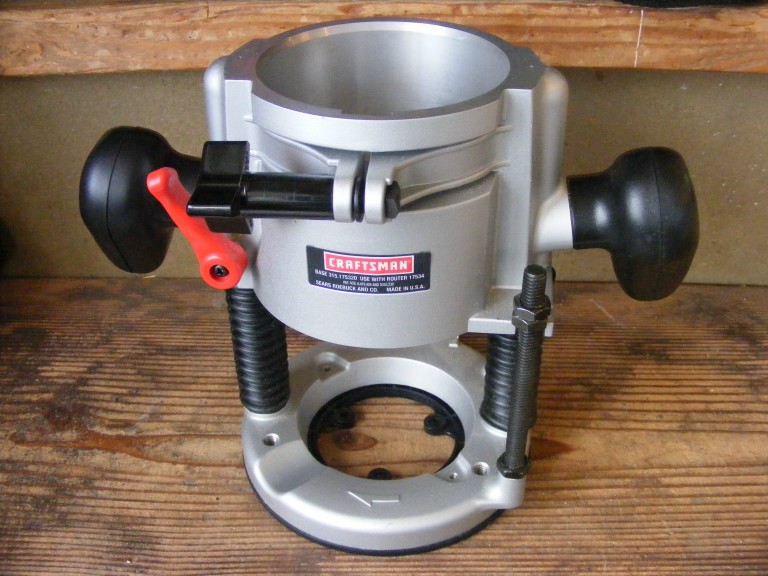 CRAFTSMAN ROUTER 2 HP FIXED / PLUNGE BASE NEVER USED MANUAL AND BAG eBay