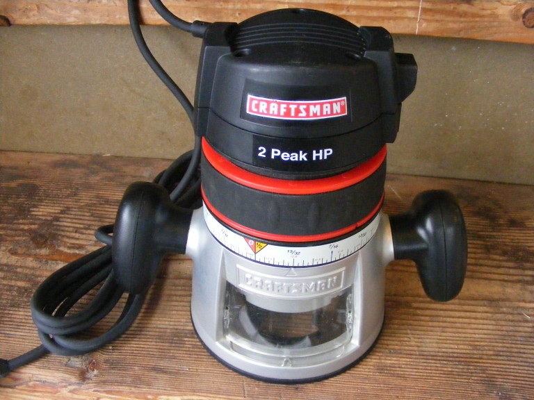 CRAFTSMAN ROUTER 2 HP FIXED / PLUNGE BASE NEVER USED MANUAL AND BAG eBay